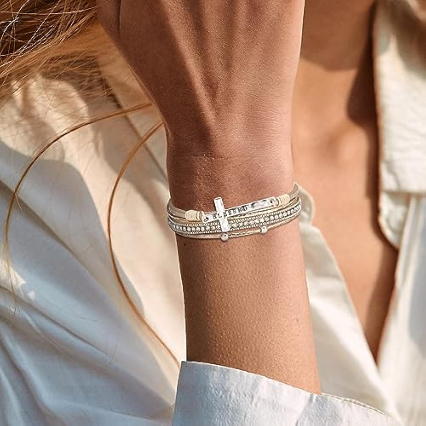 Boho Leather Wrap Bracelet