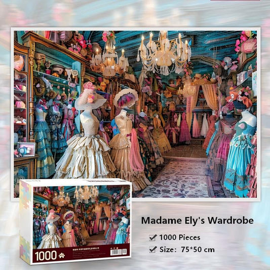 Madame Ely's Wardrobe – 1000 Piece Puzzle