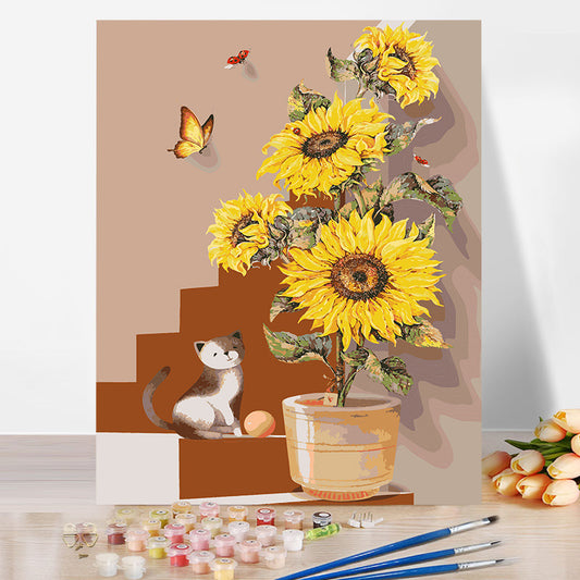 Sunflower at Sunset Paint by Numbers Kit