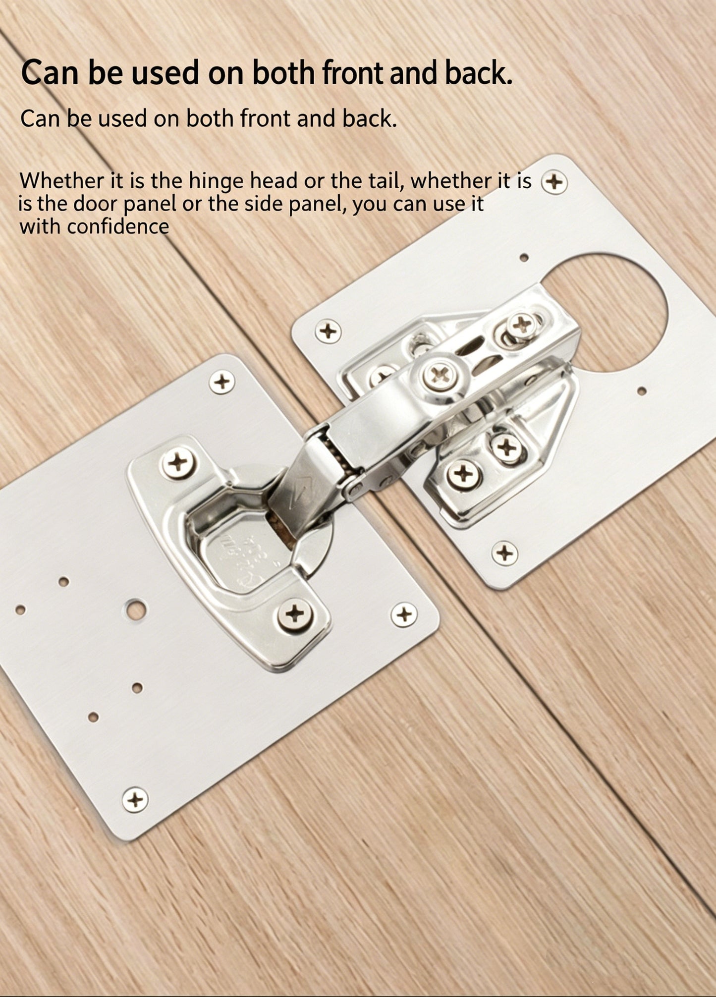 Heavy Duty Stainless Steel Cabinet Hinge Repair Kit