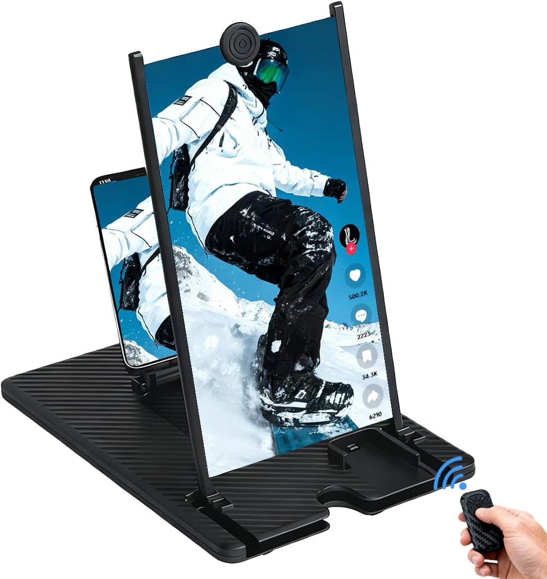 14" HD Phone Screen Magnifier with Bluetooth Remote