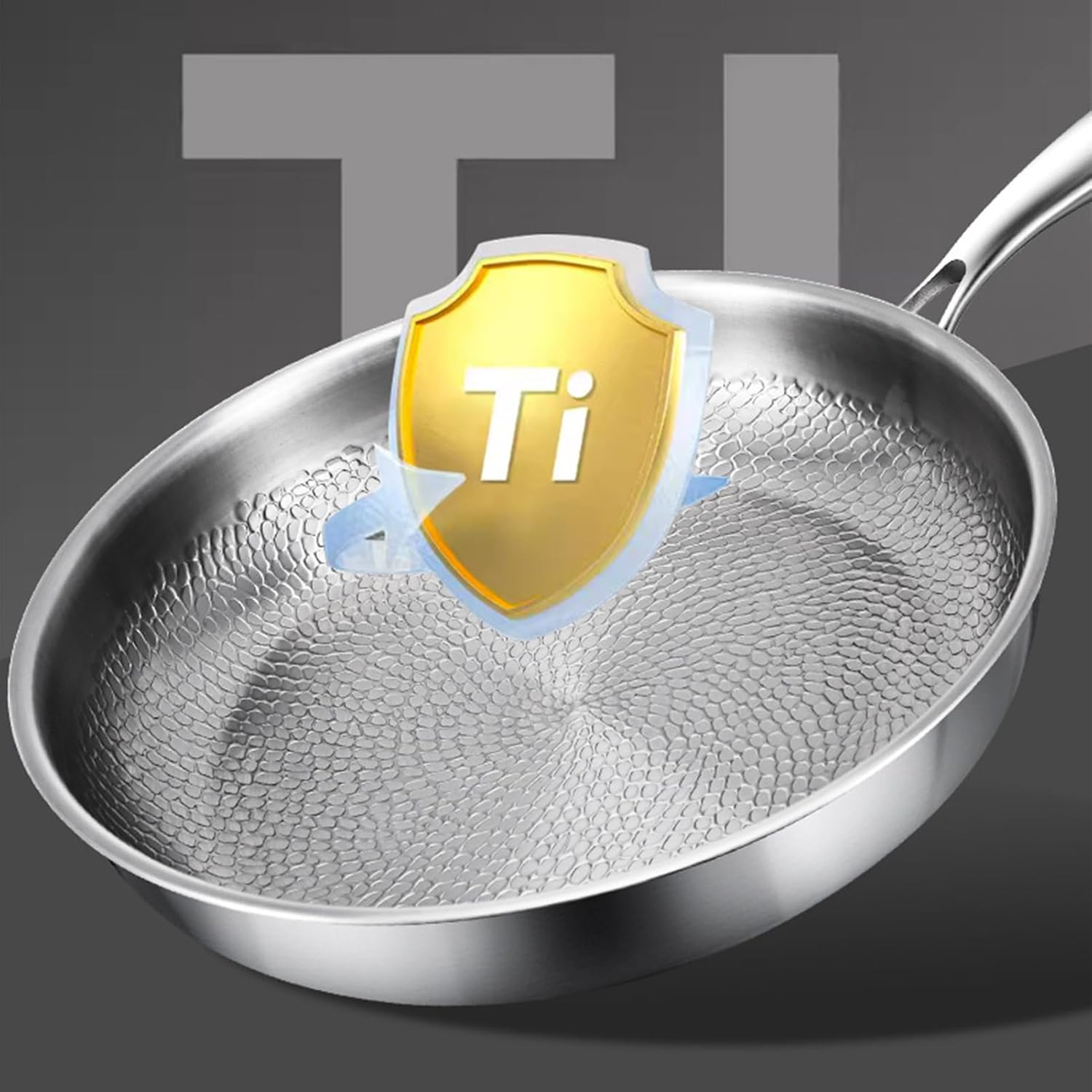 Titanium Hammered Pan