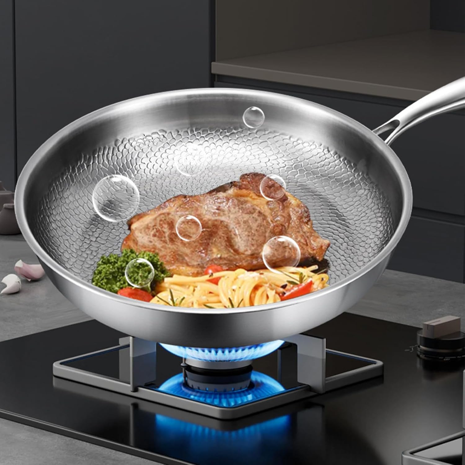 Titanium Hammered Pan