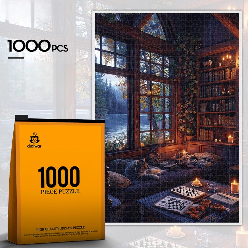 Books by the Riverside – 1000 Piece Puzzle
