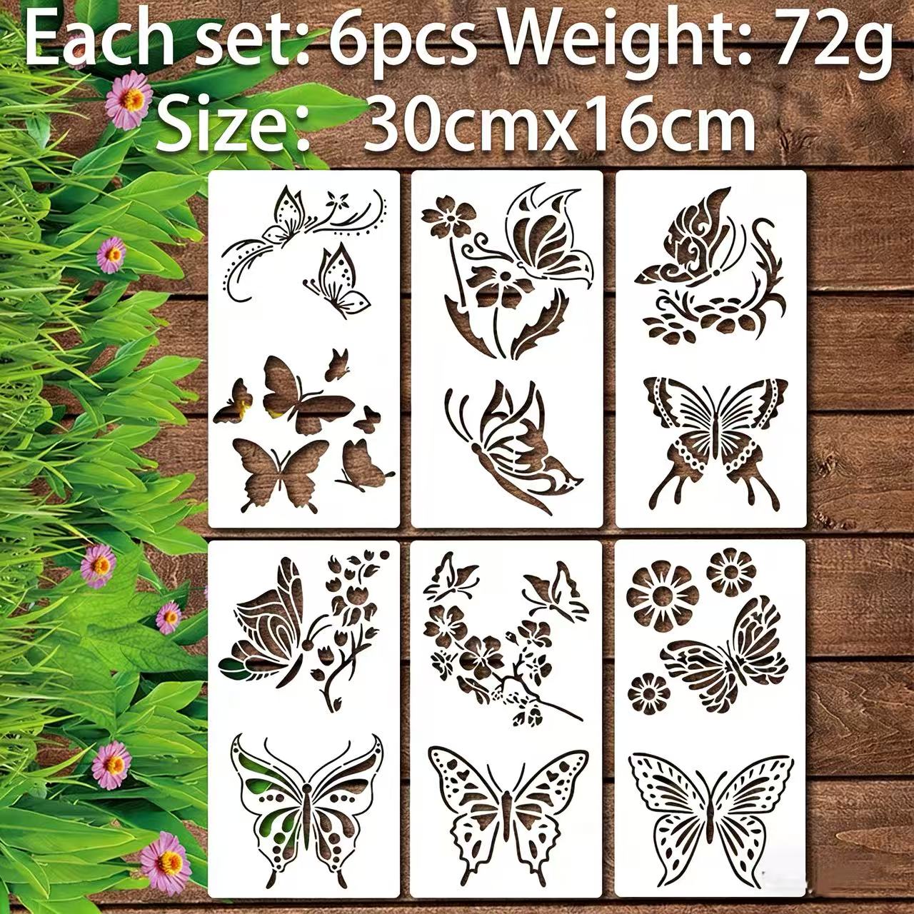💐WildBloom Reusable Flower Stencils🌿DIY Art & Craft BloomTrace