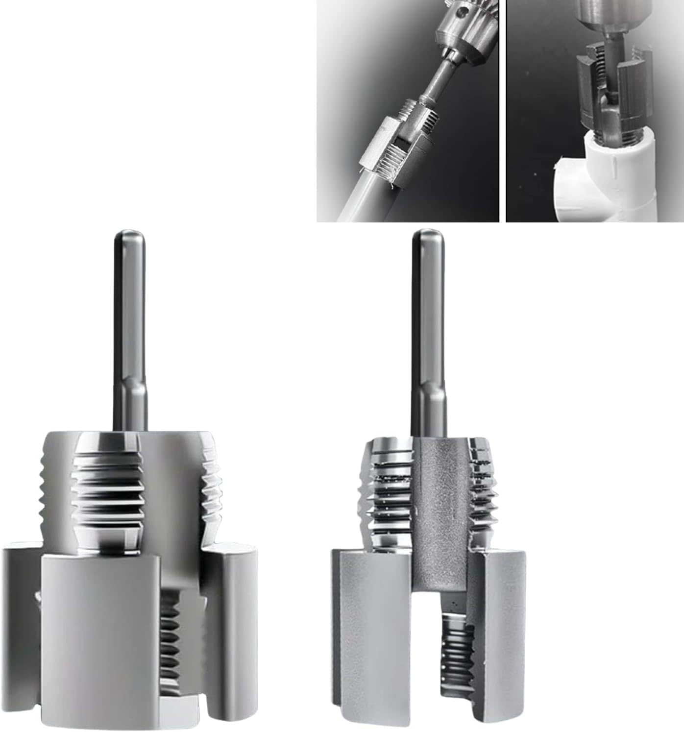 Multi-Purpose Pipe Threader Tool for Quick & Easy Pipe Thread Cutting