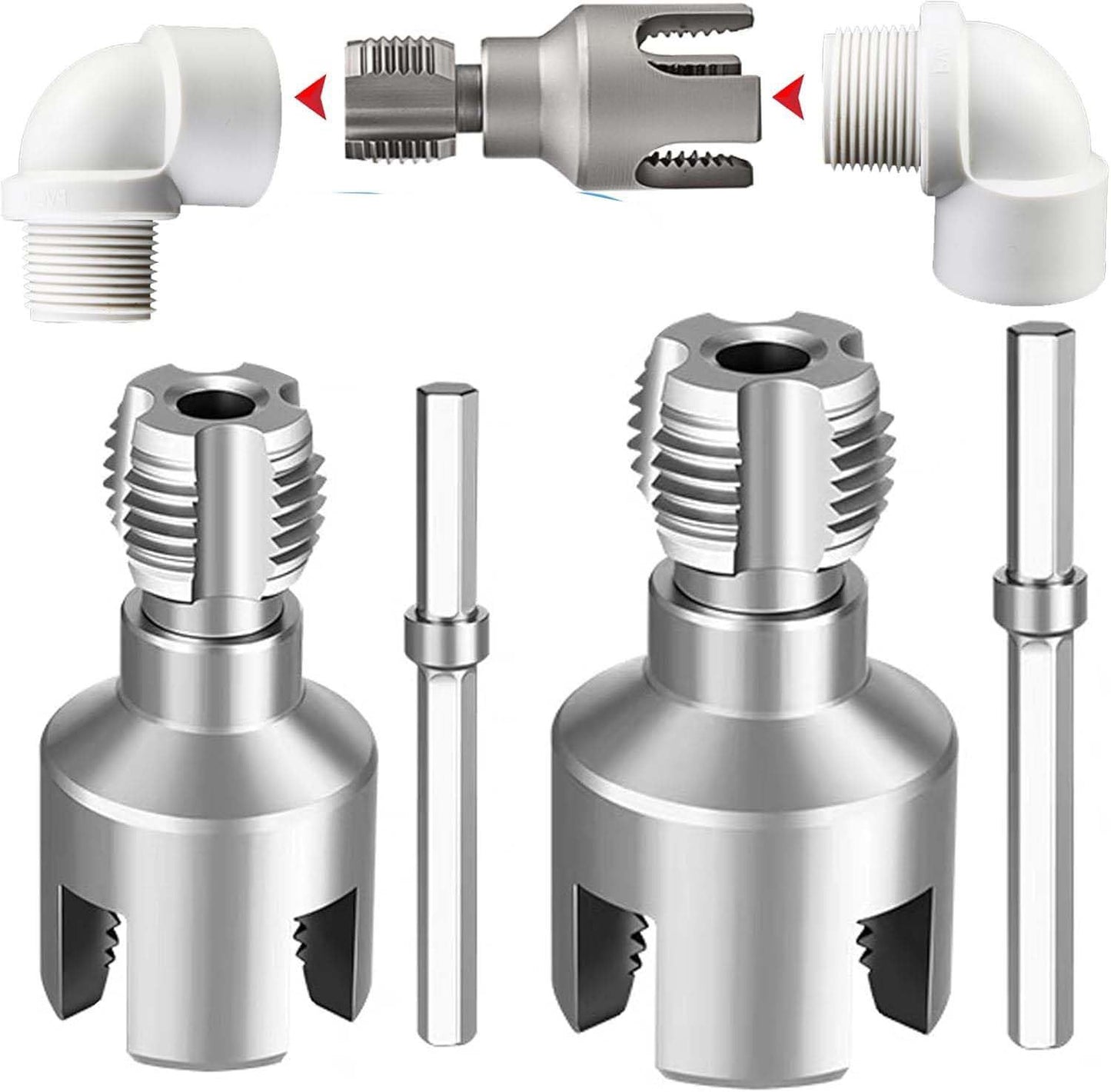 Multi-Purpose Pipe Threader Tool for Quick & Easy Pipe Thread Cutting