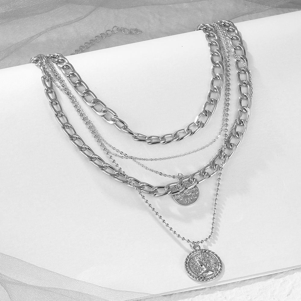 Layered Pendant Necklace