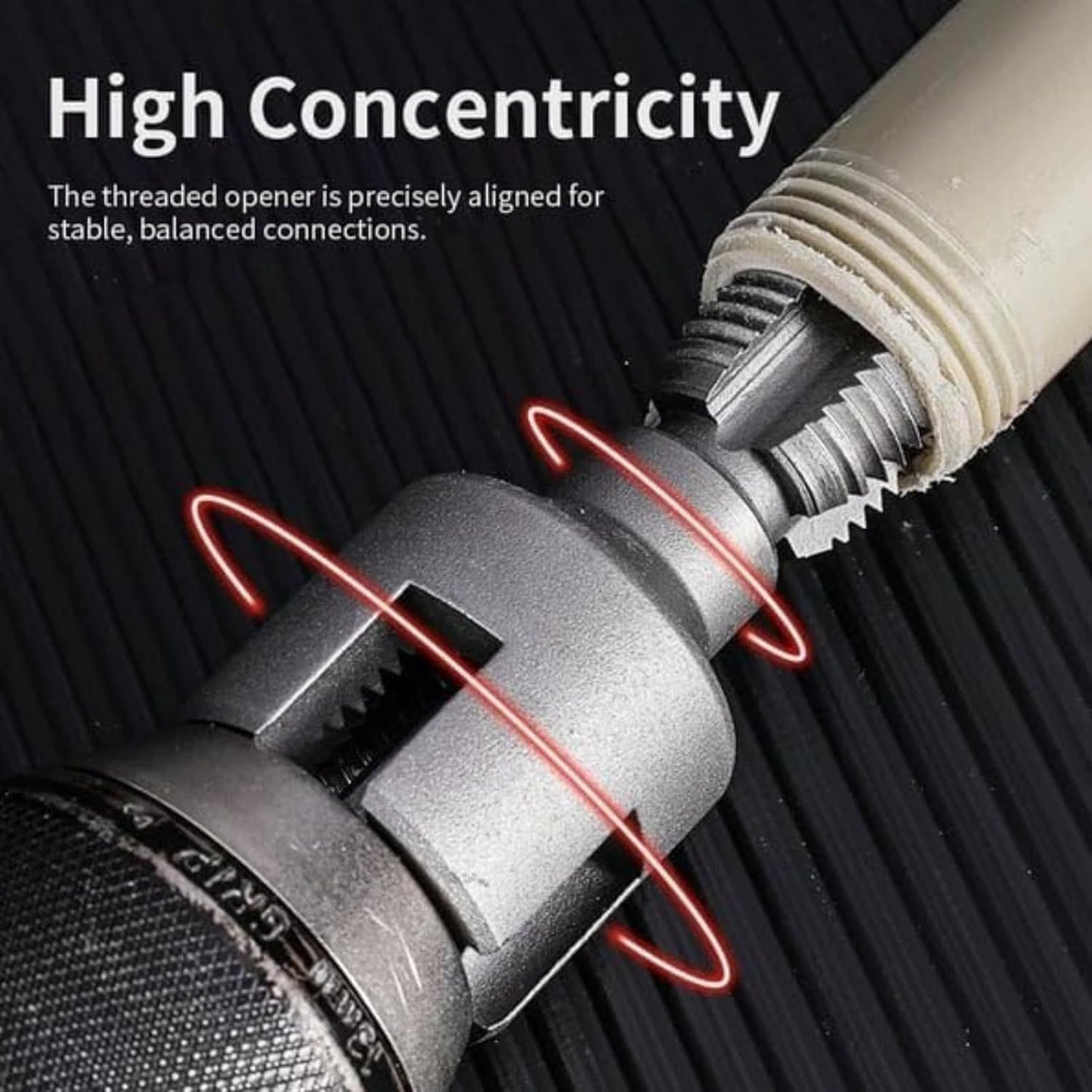 Multi-Purpose Pipe Threader Tool for Quick & Easy Pipe Thread Cutting