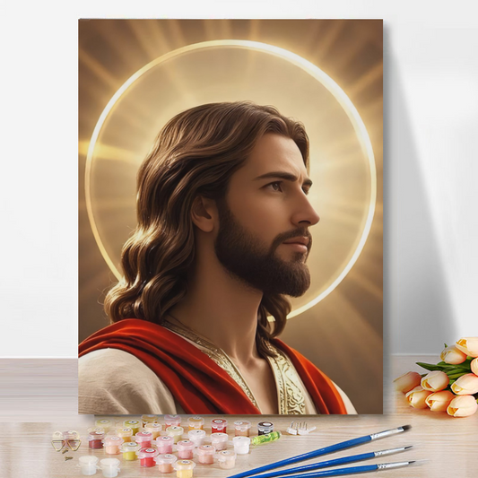 Jesus Portrait Paint by Numbers Kit-The Holy Light