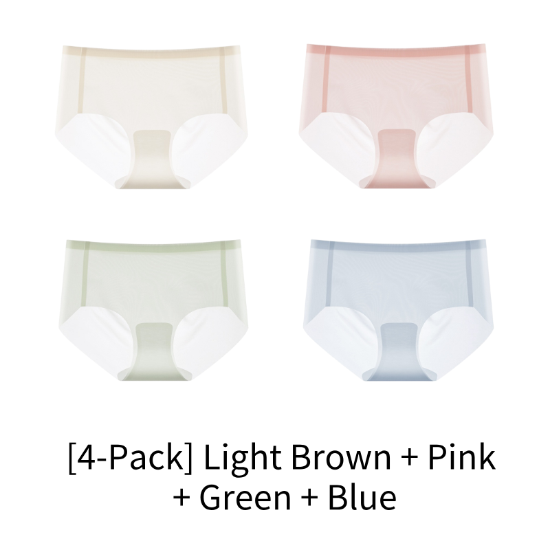 [Women] 4-Pack | Light Brown + Pink + Green + Blue