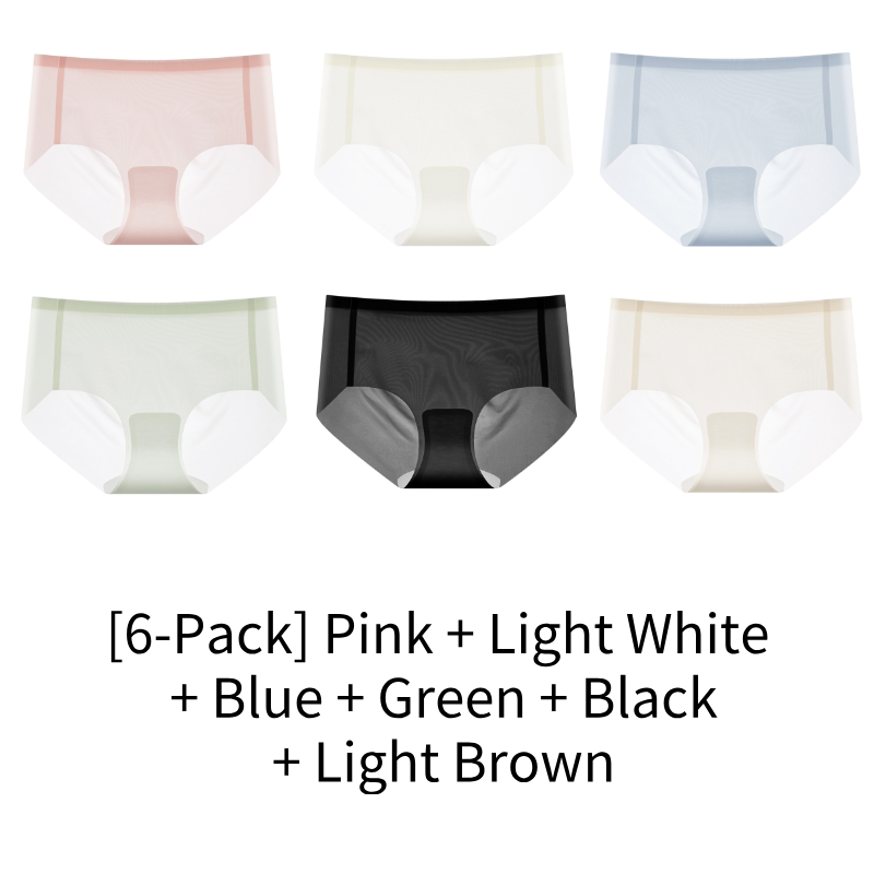[Women] 6-Pack | Pink + Green + Black + Blue + Light Brown + Light White