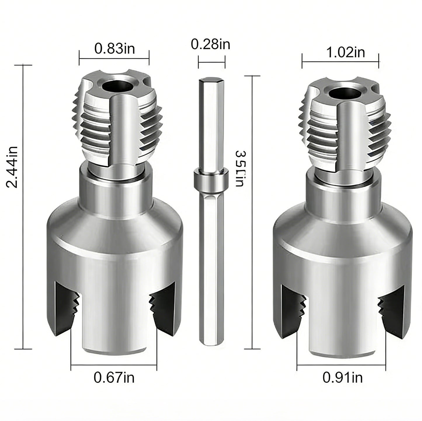 Multi-Purpose Pipe Threader Tool for Quick & Easy Pipe Thread Cutting