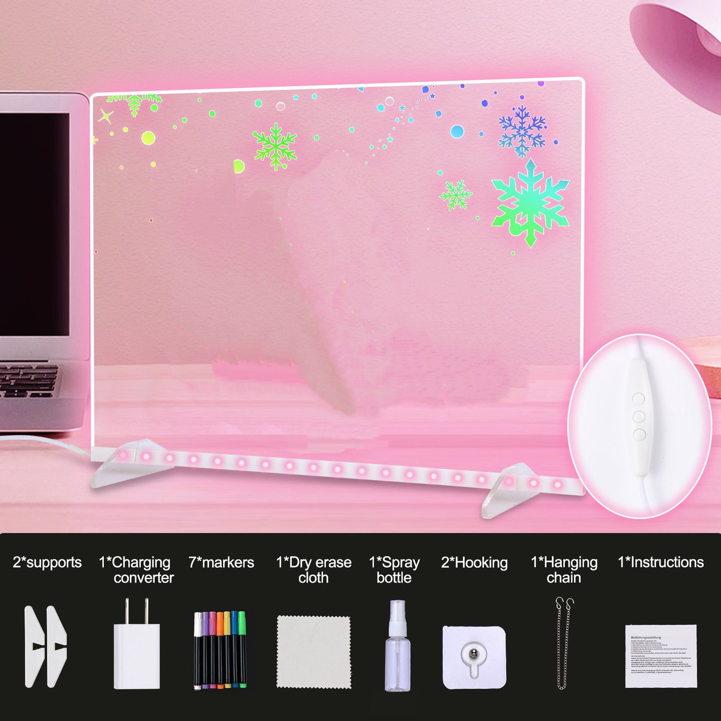 LED Note Board with Colors