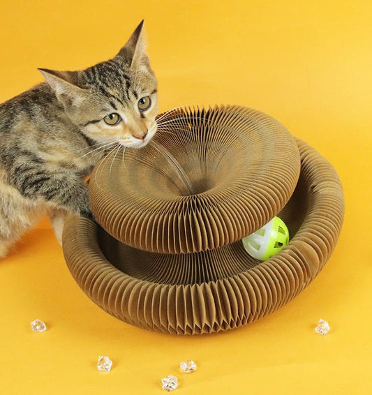 Accordion Cat Scratcher