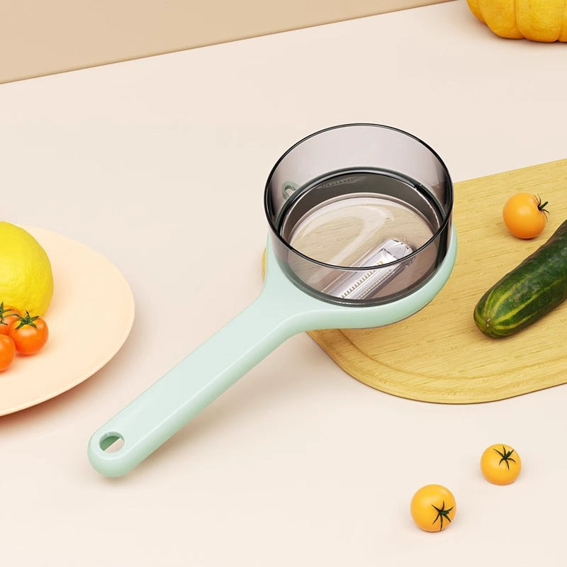 Kitchen Fruit Peeler with Box – No Mess, Easy Storage