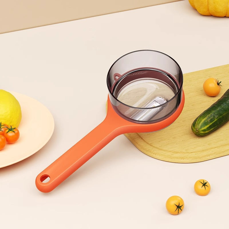Kitchen Fruit Peeler with Box – No Mess, Easy Storage