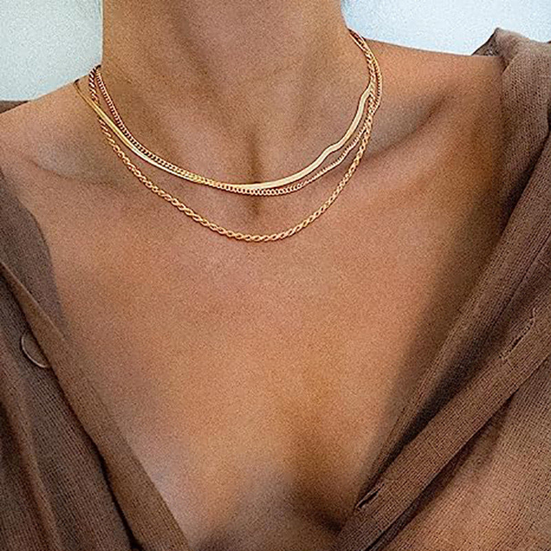 Triple Layer Necklace Collection