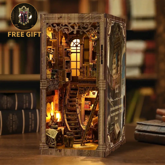 Ancient Library-DIY 3D Book Nook Model Kit