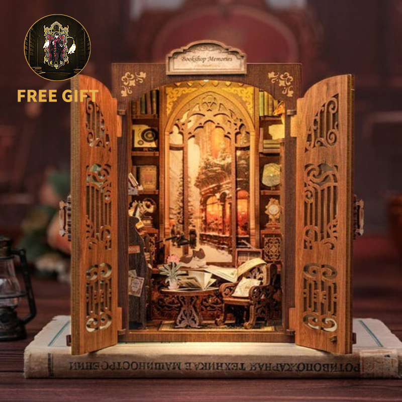 Bookshop Memories-DIY 3D Book Nook Model Kit