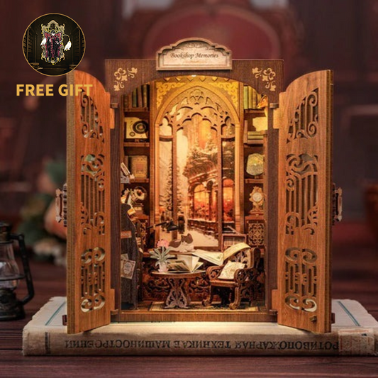 Bookshop Memories-DIY 3D Book Nook Model Kit