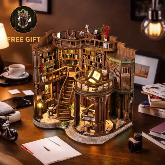 Dreamy Book Hall-DIY 3D Book Nook Model Kit