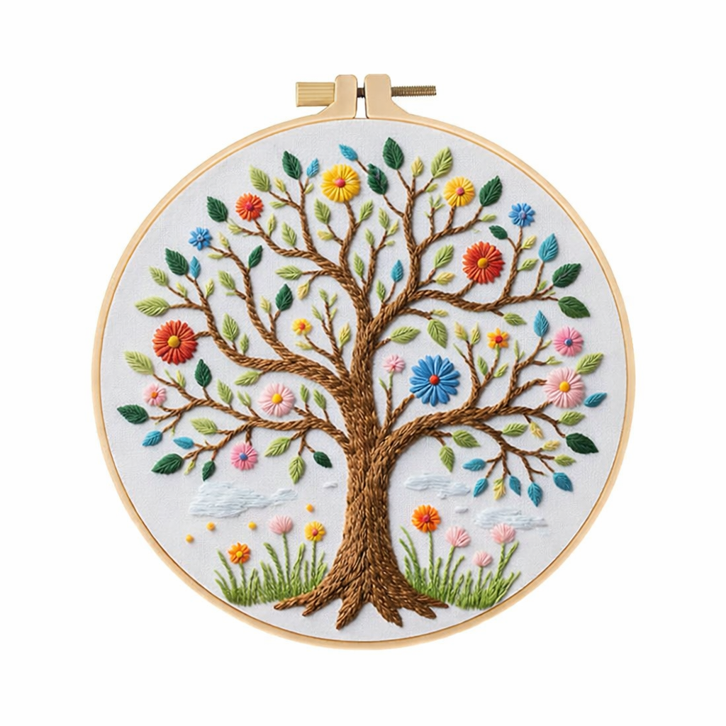 Blooming Tree Embroidery Kit