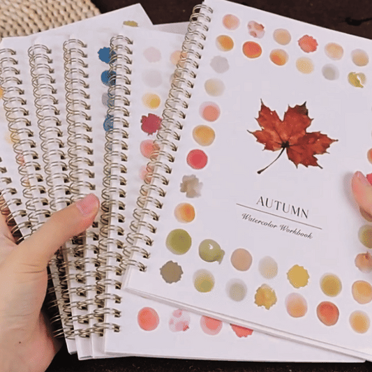 Beginner-Friendly Watercolor Workbook