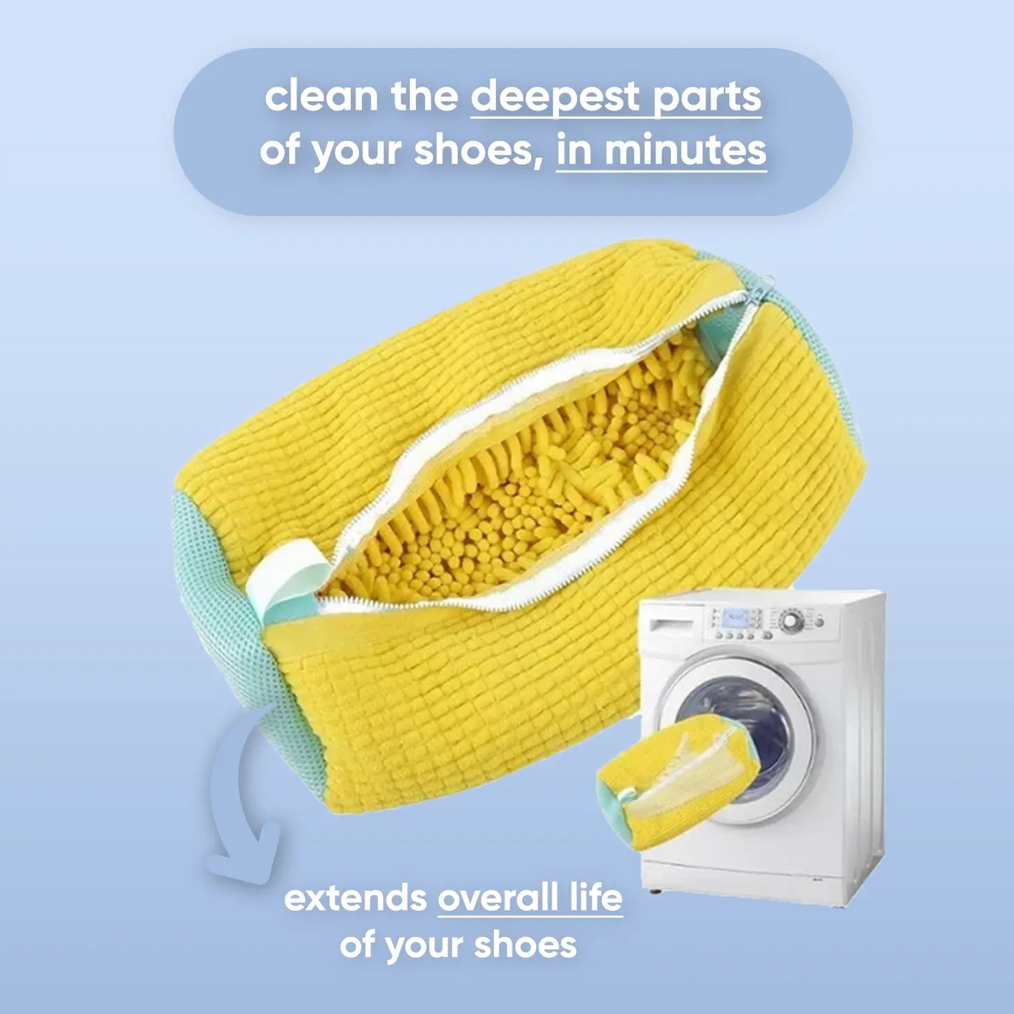 Shoe laundry bag