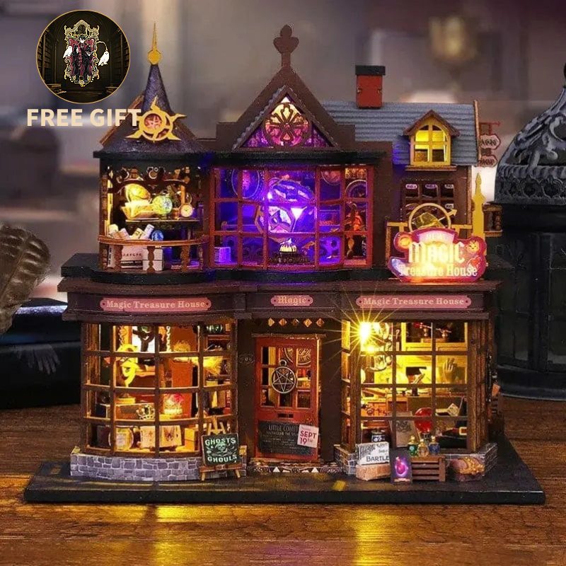 Magic Treasure House-DIY 3D Book Nook Model Kit