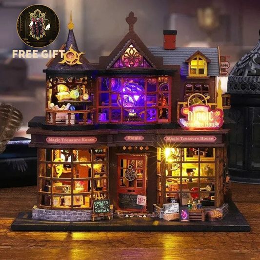 Magic Treasure House-DIY 3D Book Nook Model Kit