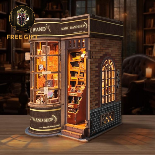 Magic Wand Store-DIY 3D Book Nook Model Kit