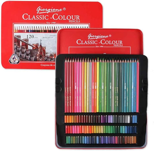 Tin Case Oil-Based Color Pens
