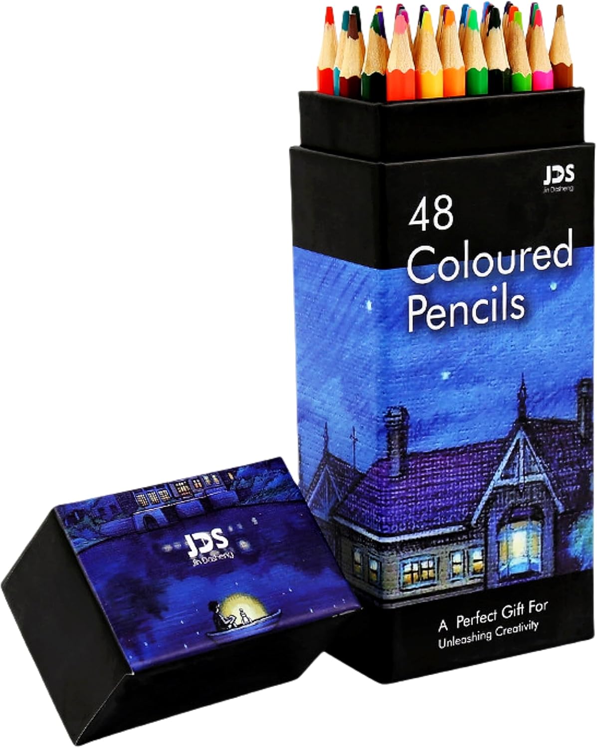 Cardboard Box Oil-Based Color Pens